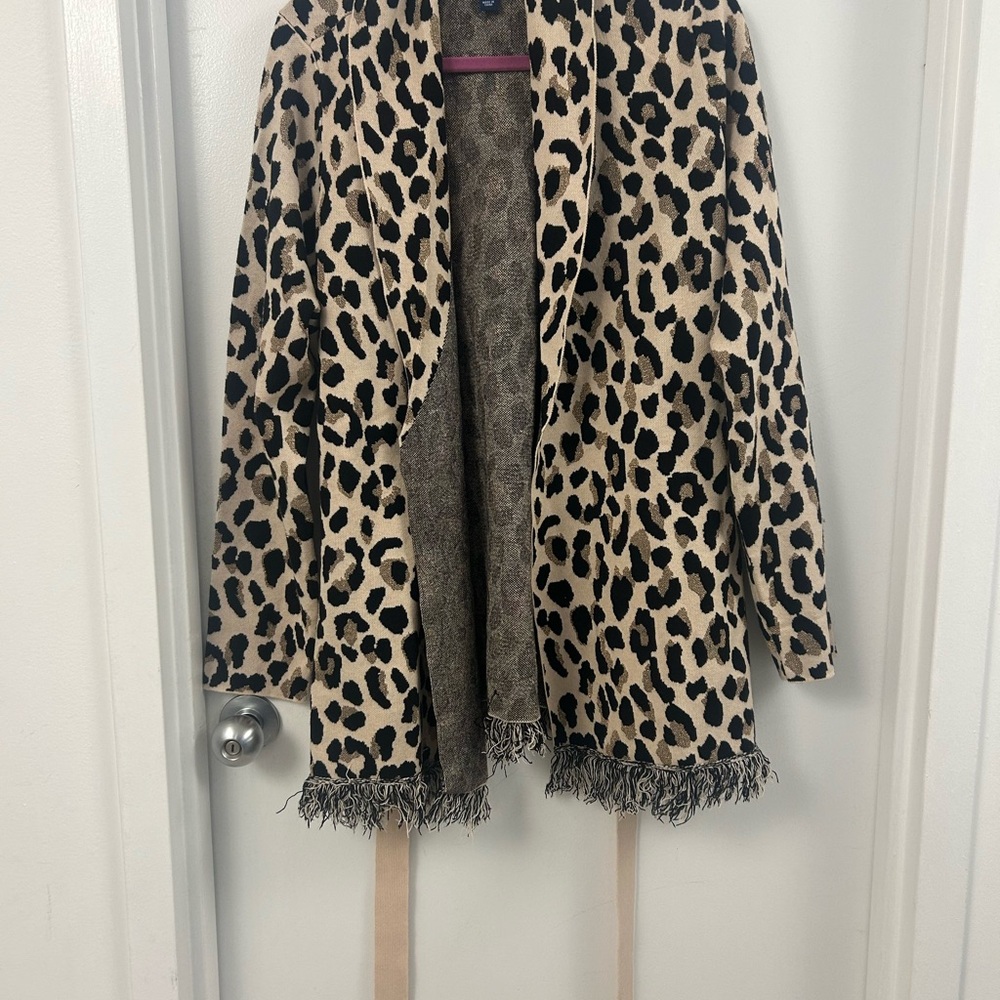 Signature Animal Print Teddy Jacket